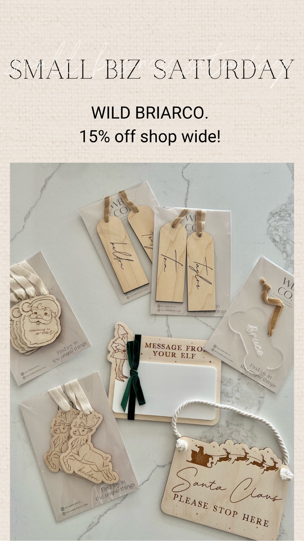 Small business Saturday 

#LTKHoliday #LTKCyberweek #LTKGiftGuide