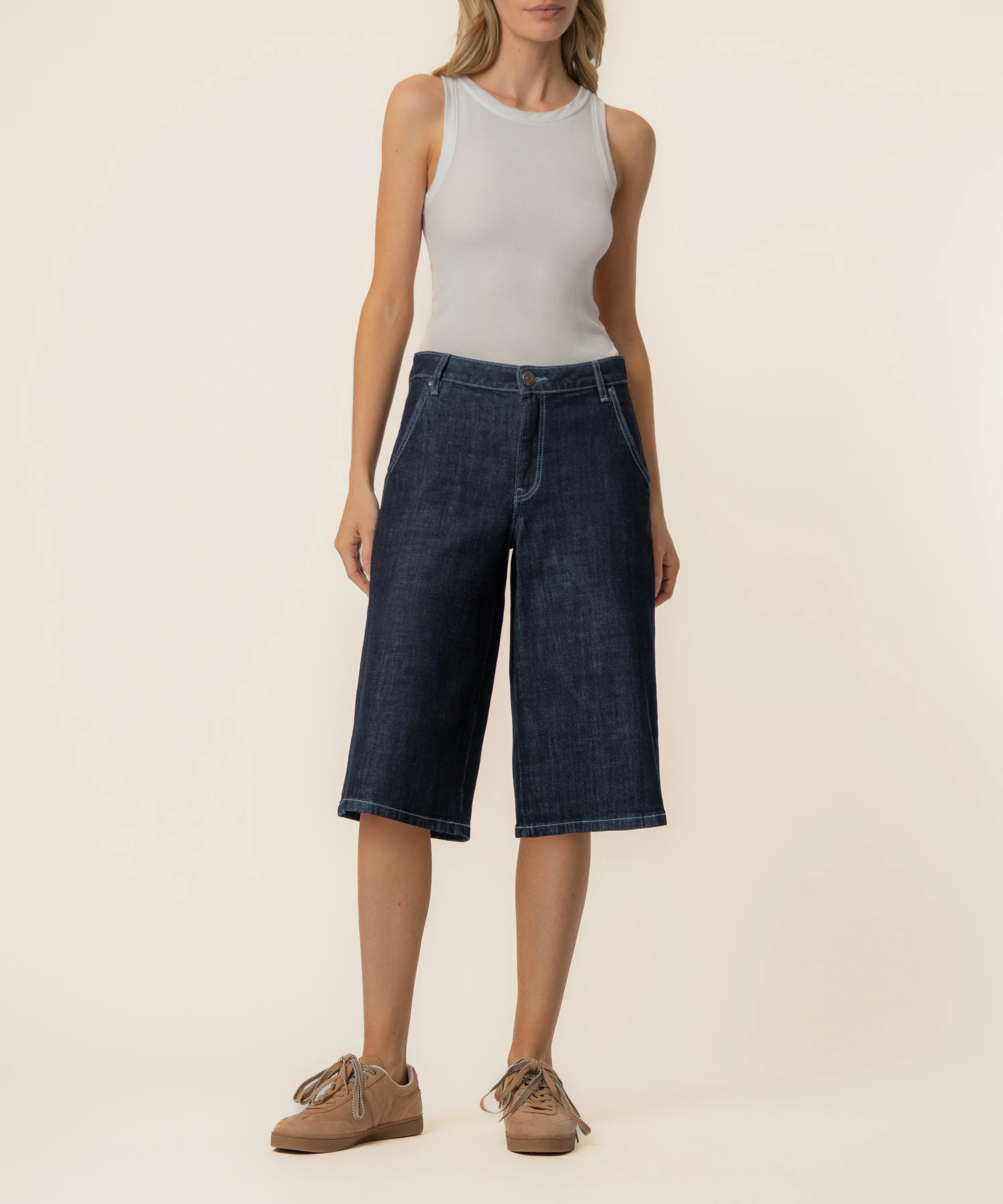Mandy Bermuda High Rise Short, Exclusive in Parental Wash - Kut from the Kloth | Kut From Kloth