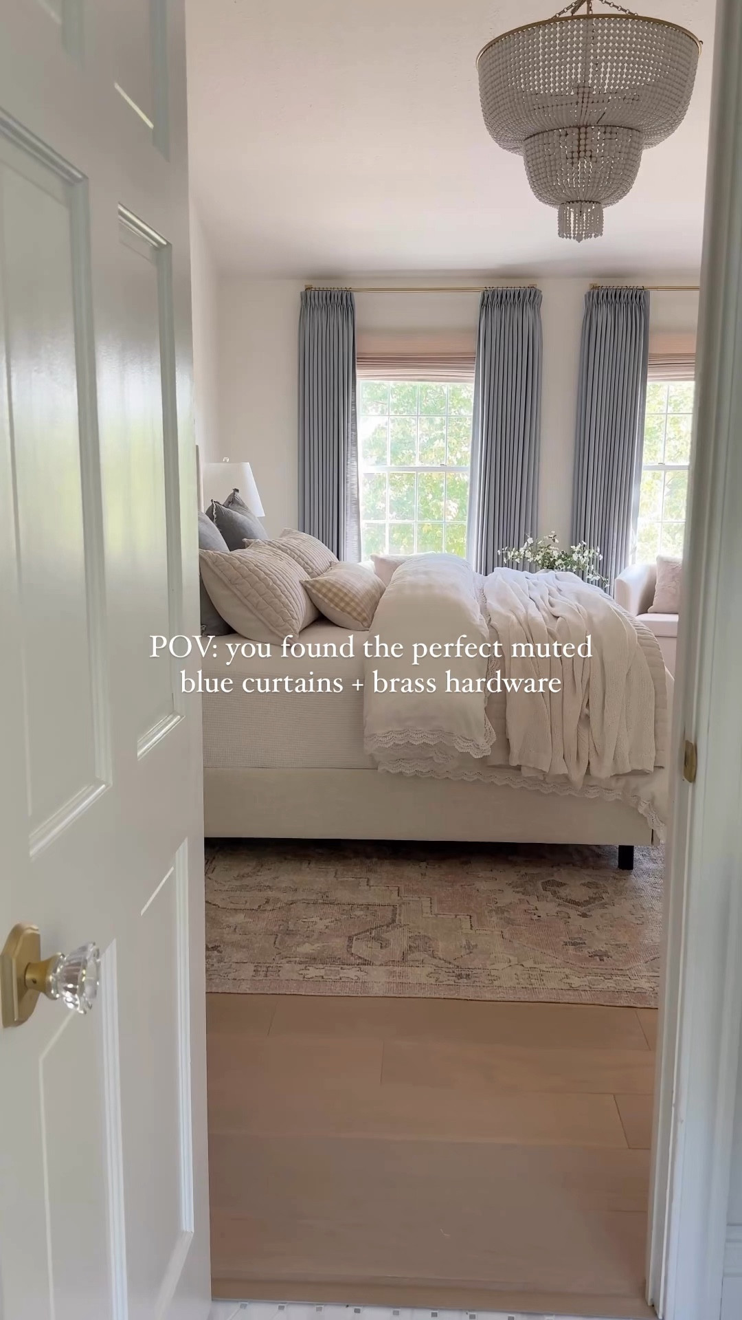 Curtain details:
Isabella heavyweight polyester cotton blend
Winter Sky
Triple pleated header
Room darkening liner
memory training
My curtain measurements 95”L x 75”W

Roman Shade:
Marble white
Outside mount
Room darkening liner

Use code: BLUSHINGBOHO15 for 26% off!

Curtains, window treatments, home decor, drapery, pinch pleat curtains, pinch pleat drapery, Amazon curtains, window coverings

#LTKmorningroutine #LTKHome #LTKselfcare