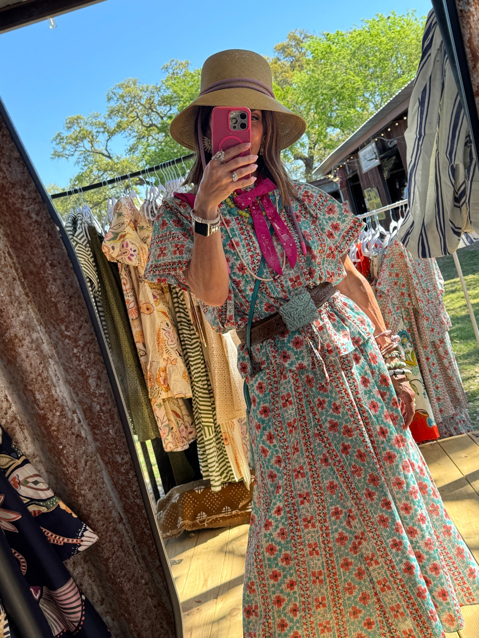 spring outfits 2026
Western Chic
Wearing size XXS in skirt and Too

#LTKootd #LTKPetite #LTKFestival