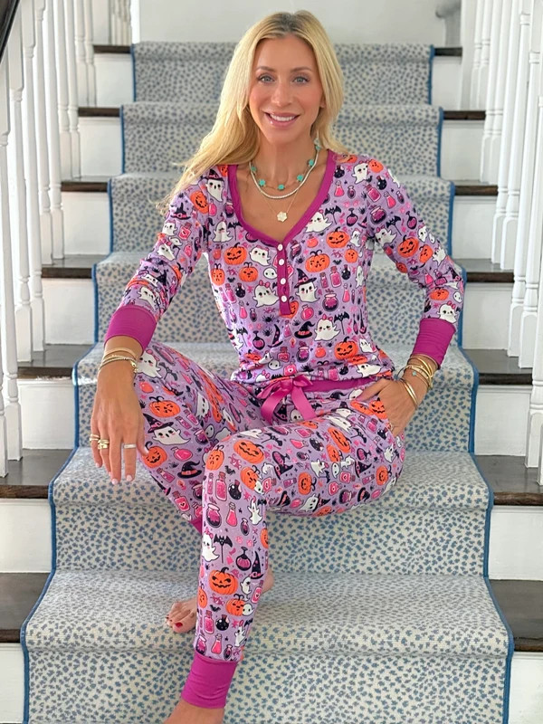 Hocus Pocus Ghost Jogger Pajama Set | Sunshine Sisters