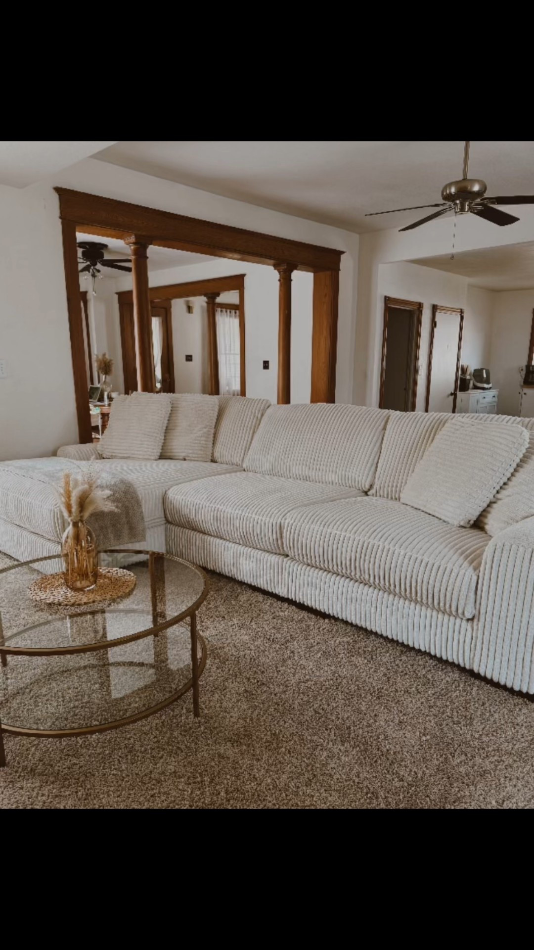 Lindyn Ivory 3 piece sectional 🤍

#LTKOver40 #LTKSeasonal #LTKHome