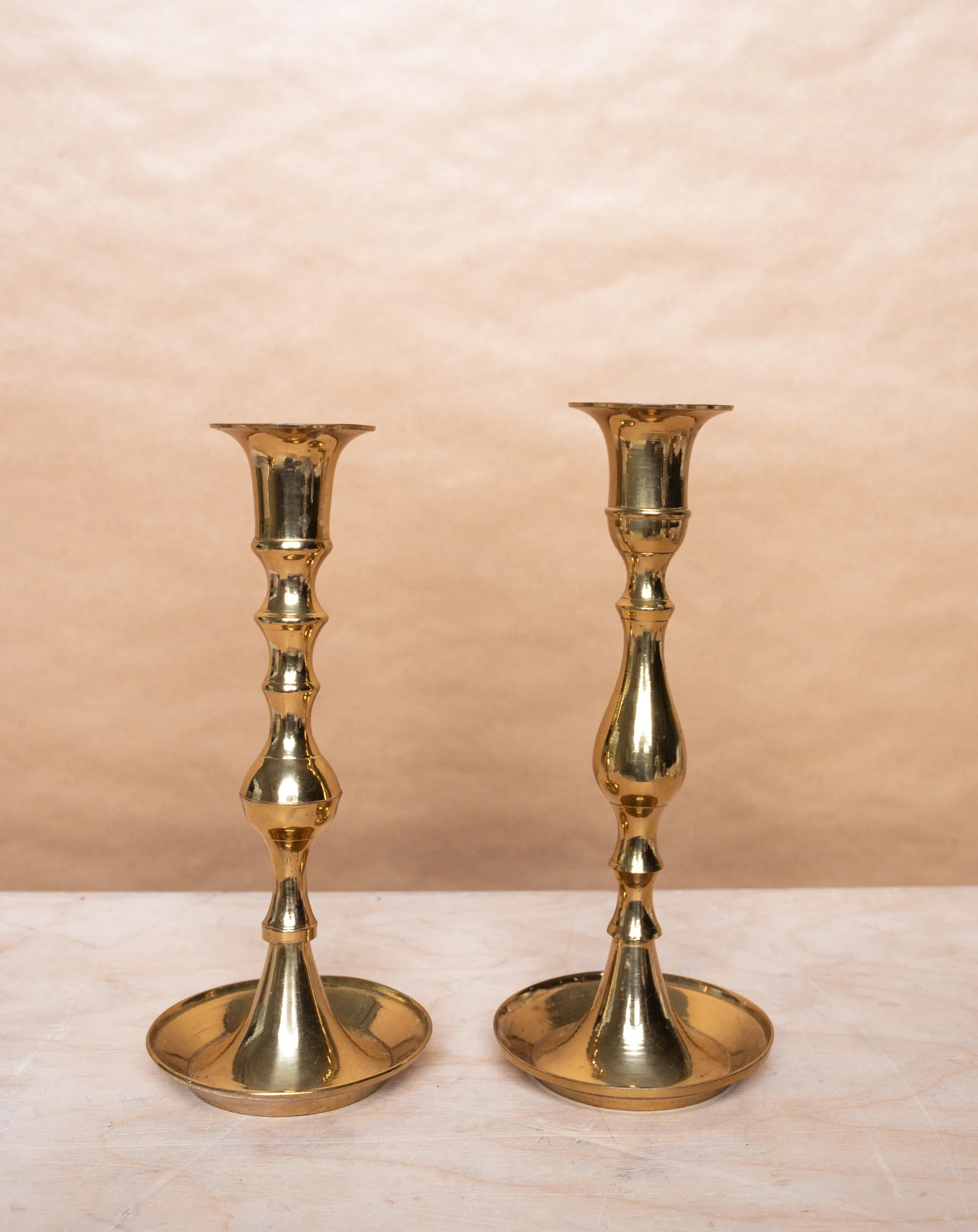 2 Antique Candle Holders | Sweenshots Studios