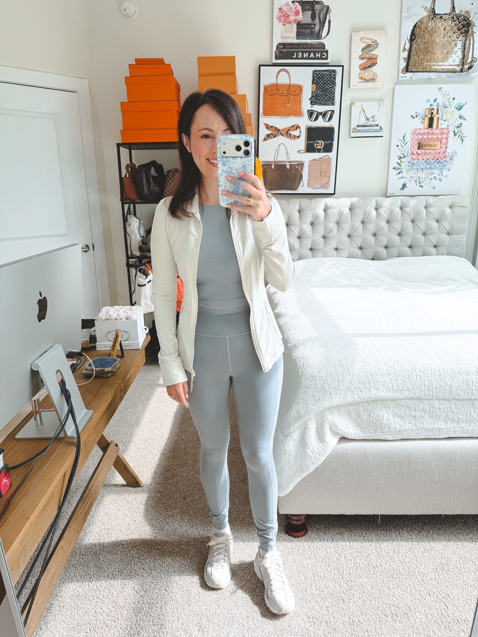 Lululemon set in rhino grey with define jacket in bone

#LTKootd #LTKSeasonal #LTKfitnessgoals
