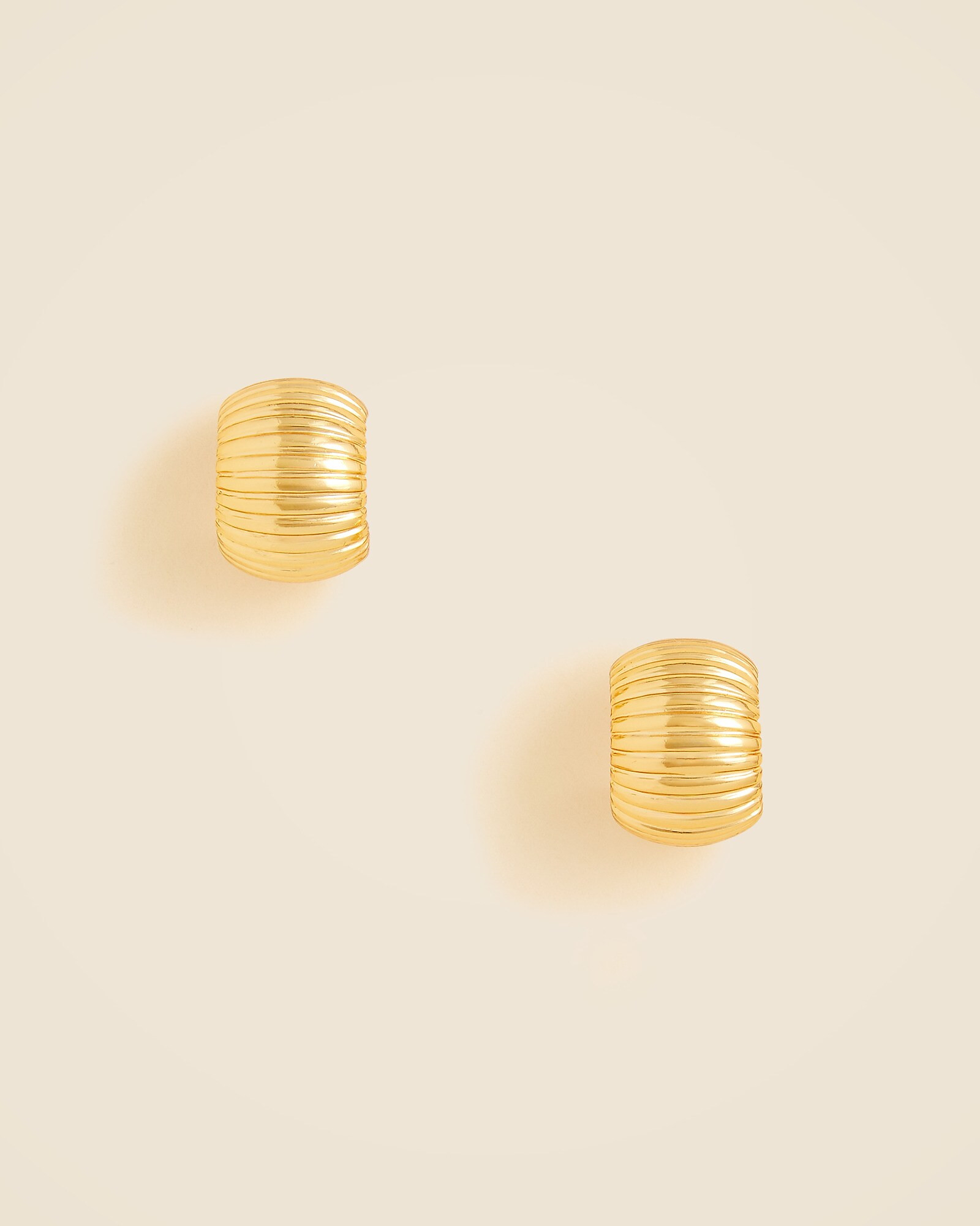 Textured huggie hoop earrings | J. Crew US