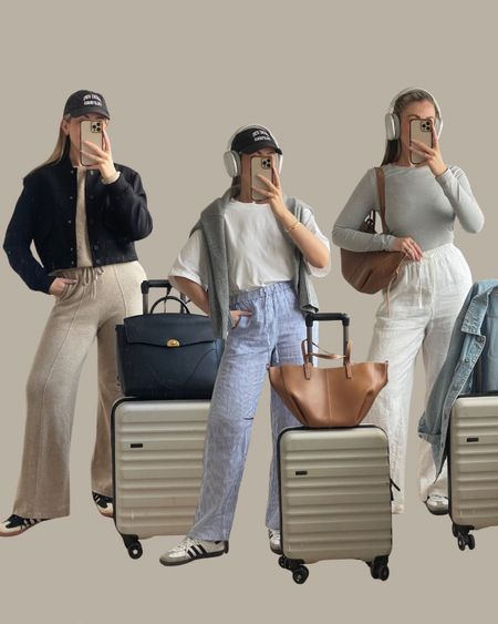 Airport outfits ✈️ 

Travel outfits, travel looks, airport looks, smart casual 

#LTKtravel #LTKstyletip #LTKSeasonal