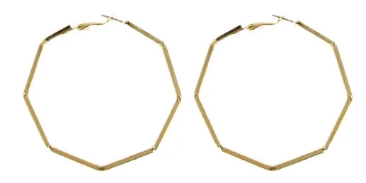 Gold Octagon Hoop | Walmart (US)