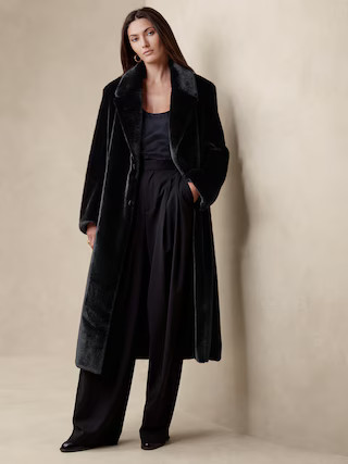 Upsala Faux Fur Coat | Banana Republic (US)