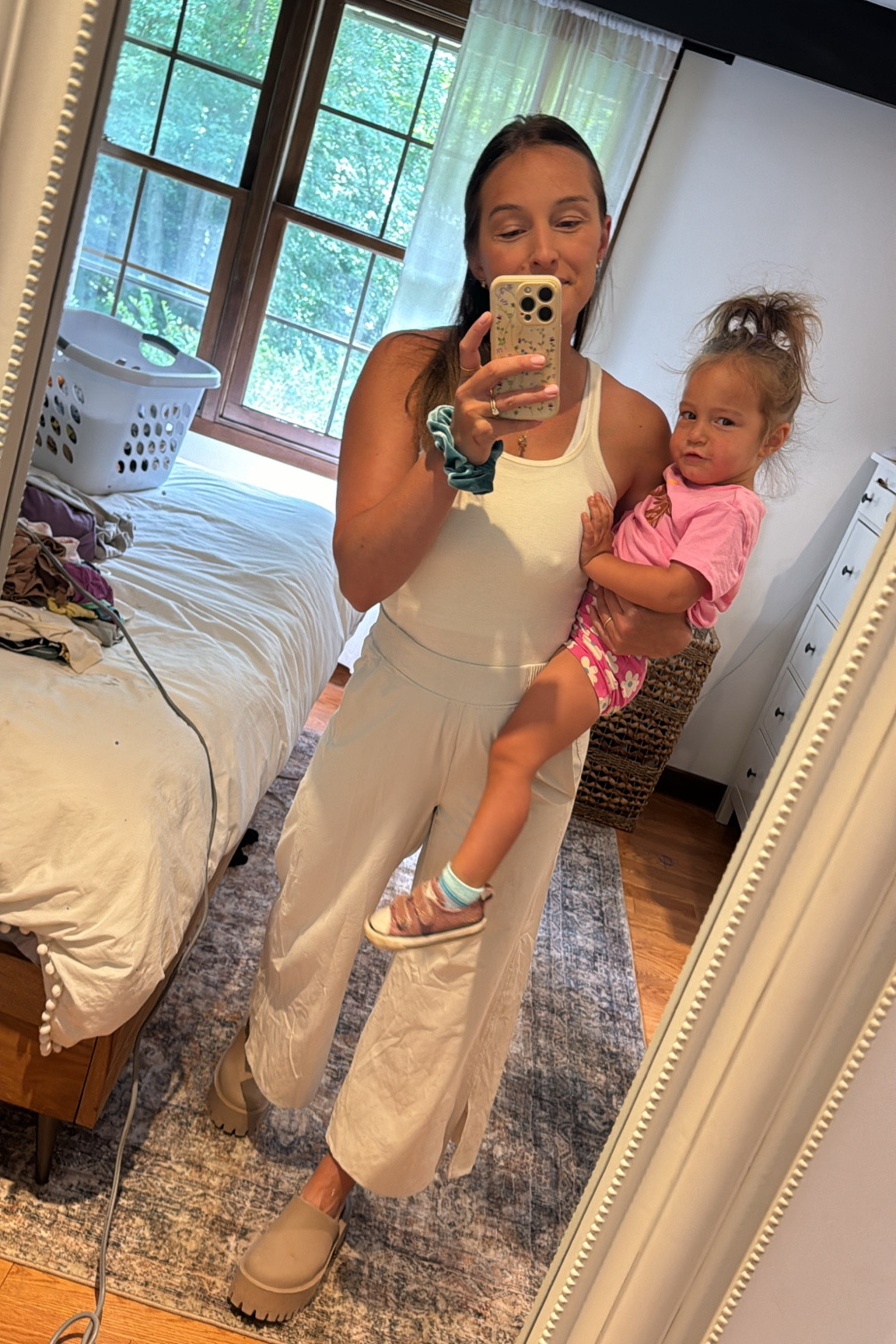 A great staple Lululemon pant that is 4 season friendly. Light and flowy for summer months and can transition to fall and winter months 🤍 The tank is also super soft and thin and not workout material. 
Size: Medium 

#LTKMidsize #LTKStyleTip #LTKActive