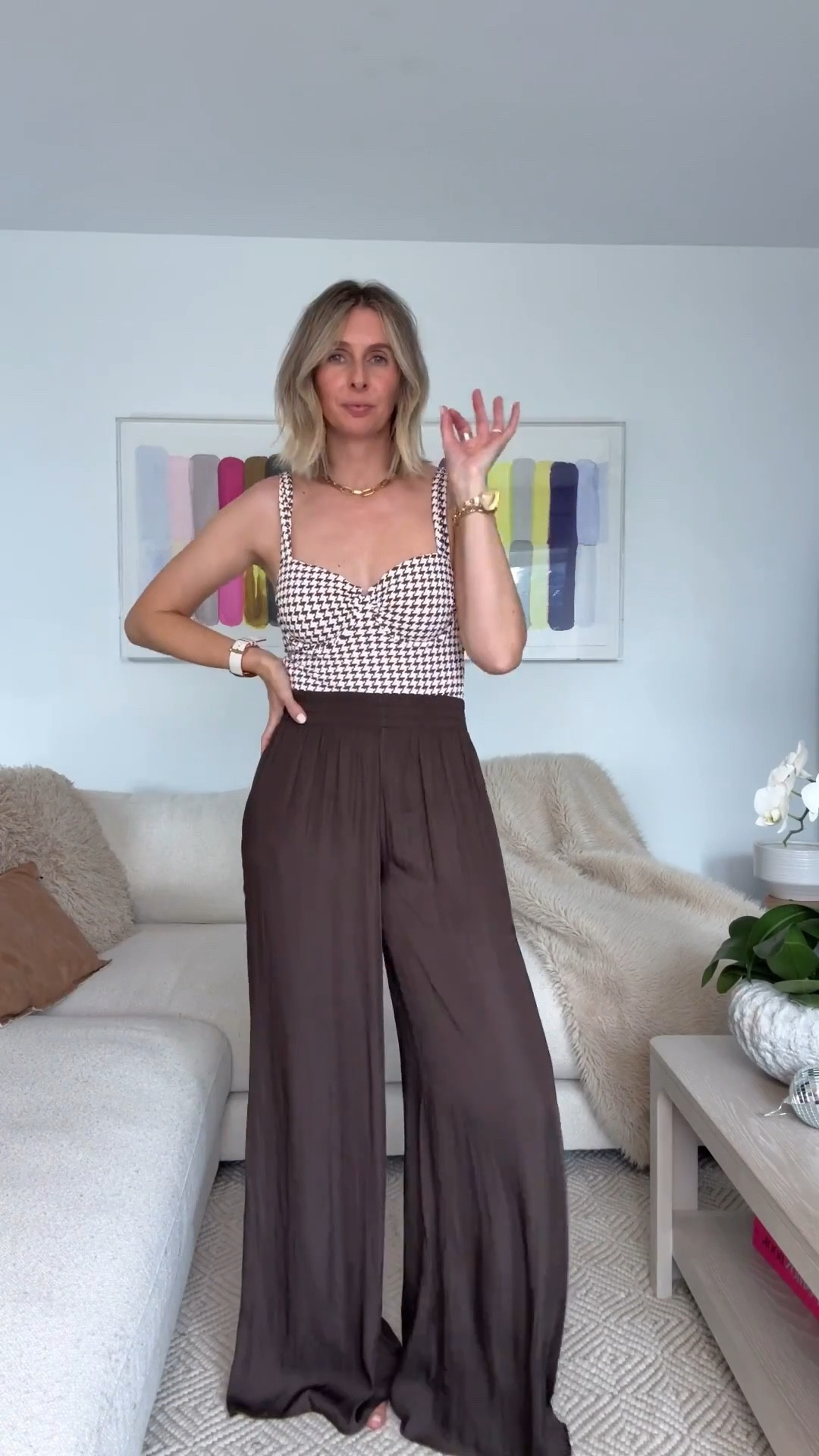 zara, oh how i love thee! 

ok…let’s talk!

the coolest CARGOS (size 27) quality is LEGIT. foot is INSANE! paired with this pink tank (medium). love the contrast. 

HIGH WAISTED SHORTS (WITH BELT!!) (small). i’ll take ‘em. totally digging the shape because we do not want skin tight white shorts now do we?!! 
paired them with a semi chunky neutral sweater (medium), but the hit is the pink tank underneath. love it. look, we can all do neutral, add something a little different next time!

WHITE EYELET BLAZER (medium) + SHORTS (small). love the shorts. wear em with a tee, a tank, a shirt! the blazer + shorts together isn’t my vibe, BUT the blazer alone or over jeans…yep!! 👌 

FLOWY BROWN WIDE LEG PANTS (small) dreamy. so lightweight. and the shape is divine. i threw on a …. SWIMSUIT (medium) underneath. whaaat? yep it’s a really  cool suit, and works well BOOT to the pool…and with a jacket for a night out!! 

JACKET (medium). soft. neutral perfection. throw over anything…ANYTHING! quality is legit! 👌 

🤍🤍🤍🤍🤍🤍🤍🤍🤍🤍🤍🤍



zara haul. zara outfit. effortless style. easy outfits. summer style. spring style. moms over 40. what to wear. 

#LTKootd #LTKOver40 #LTKgrwm