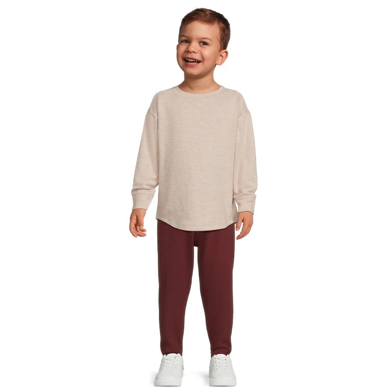 Garanimals Toddler Boy Long Sleeve Knit T-Shirt, Sizes 12M-5T | Walmart (US)