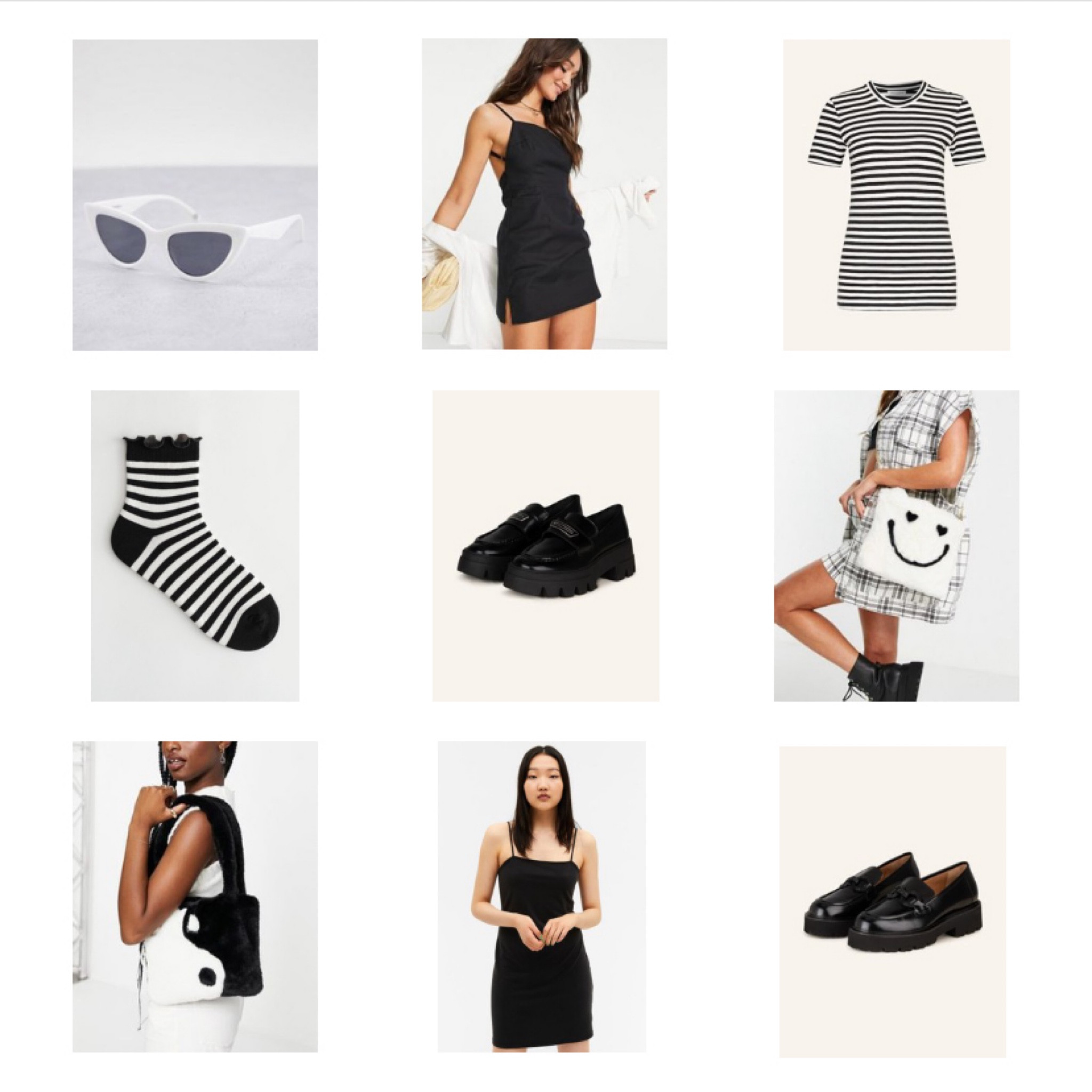 Summer Into Fall. Fashion Blogger Girl by Style Blog Heartfelt Hunt. Girl with blond hair showing her summer into fall look wearing a striped T-shirt, black slip dress, white cat-eye sunglasses, floral faux fur bag, striped socks and loafers. #colorfuloutfit #colorfulstyle #colorfulfashion#colorfullooks  #fashionfun #cutesummeroutfit #summerfashion2022 #summerlookbook #fitcheck