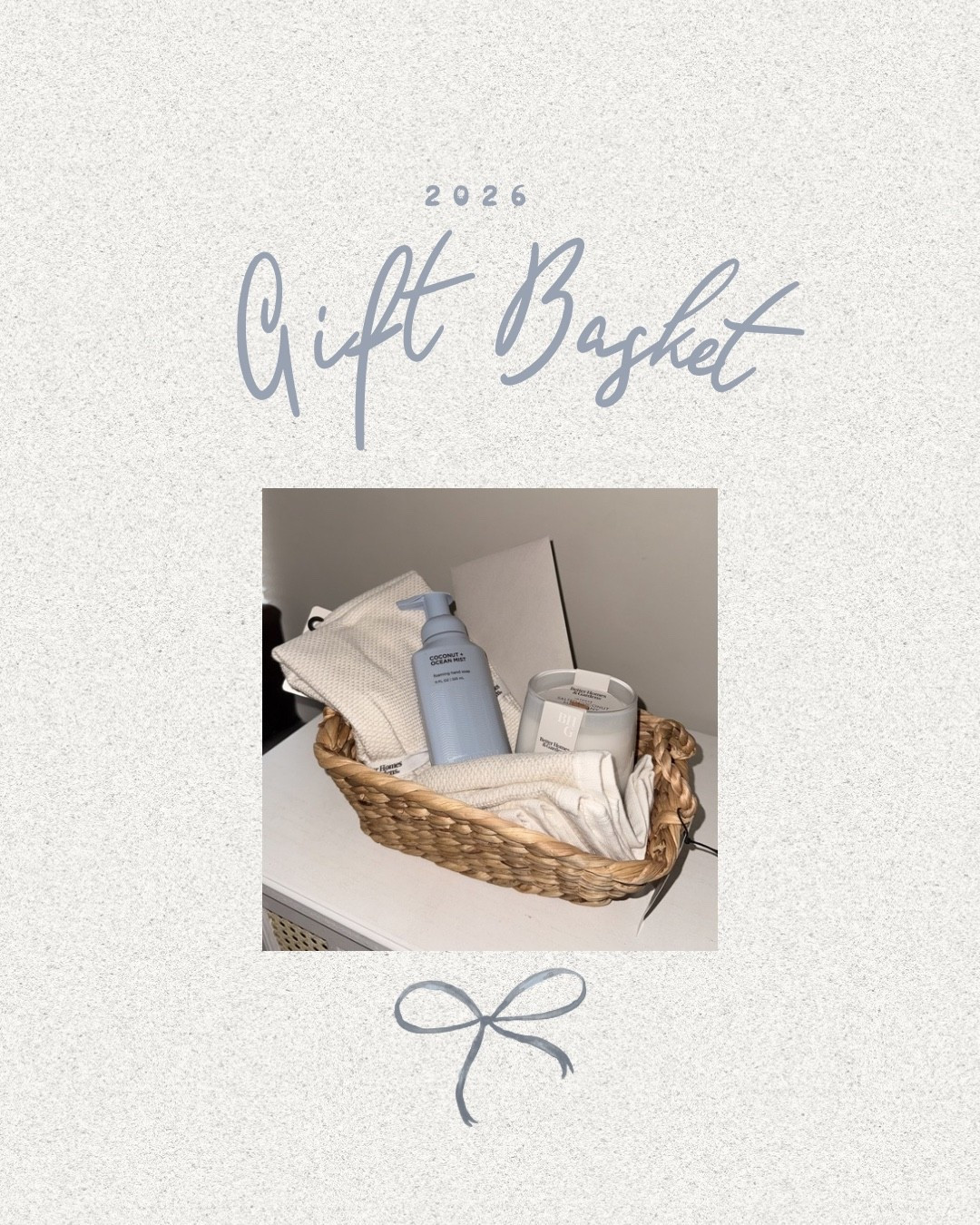 The easiest gift idea that looks thoughtful and elevated 🤍✨

Gift baskets are my go-to for wedding showers, bridal showers, birthdays, housewarmings, hostess gifts, college care packages, baby showers, Mother’s Day, and Christmas gifts.

You can completely customize it to the person and your budget — whether you’re doing a simple under-$30 basket or a more luxe curated gift set. I’m linking ideas for what to add like candles, hand towels, soaps, gift cards, cozy essentials & more so you can build your own 💌

Such a versatile, affordable gift idea that always feels personal.

#GiftBasketIdeas #WeddingShowerGift #BirthdayGiftIdea #HousewarmingGift #AffordableGifts #BridalShowerGift #HostessGiftIdea #GiftInspo #LTKFinds


#LTKSaleAlert #LTKmomlife #LTKWedding