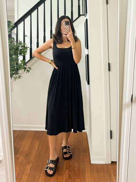 The perfect black dress to bring on a vacation. You can dress it up or down! The material is super soft and the fit flattering. I’m wearing size small
I linked a similar option from Amazon 

#LTKstyletip #LTKfindsunder50 #LTKfindsunder100