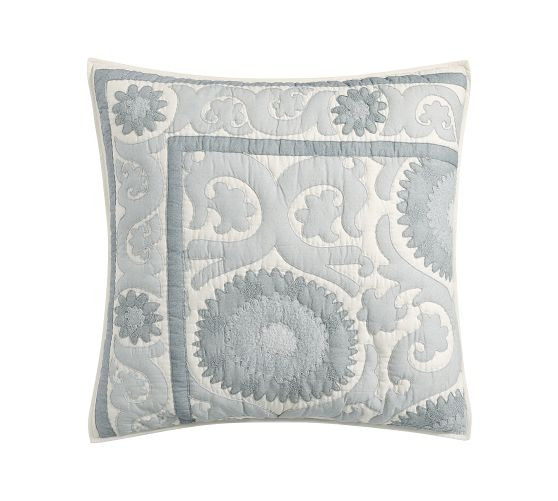 Alanya Suzani Quilted Shams | Pottery Barn (US)