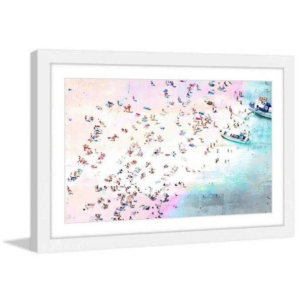 'Fun And Sun' by Parvez Taj Picture Frame Print on Paper | Wayfair North America