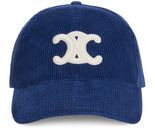 Triomphe baseball cap in corduroy - CELINE | 24S US