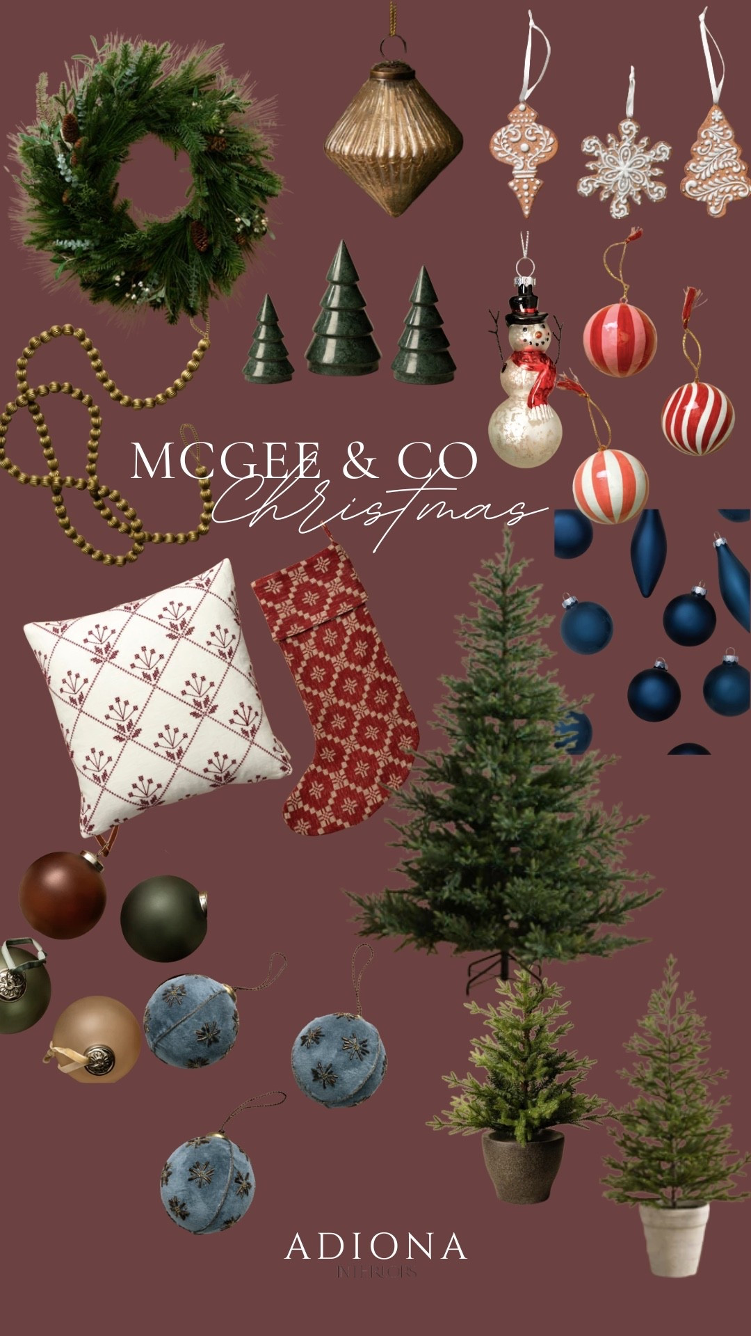 McGee & Co Christmas finds 

Christmas decor, holiday decor, Christmas tree, Christmas stocking, Christmas ornaments, Holliday wreath, Christmas wreath, Christmas throw pillow

#LTKHome #LTKSeasonal #LTKHoliday