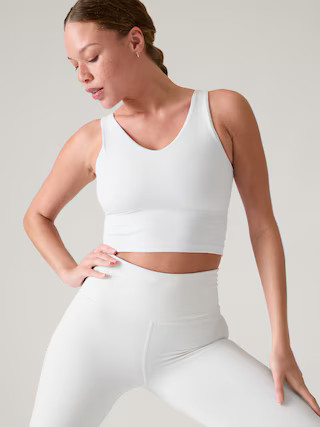 Transcend V-Neck Crop Bra D-DD | Athleta