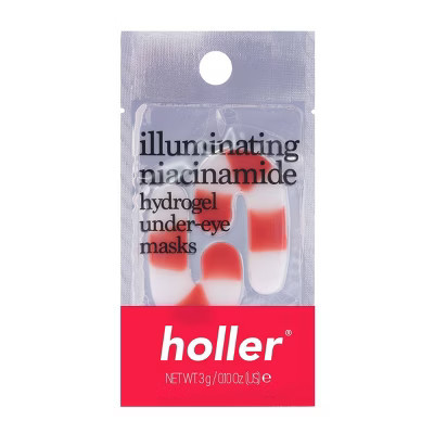 Holler and Glow Seeing Sweets Illuminating Niacinamide Hydrogel Under Eye Masks - 0.10oz | Target