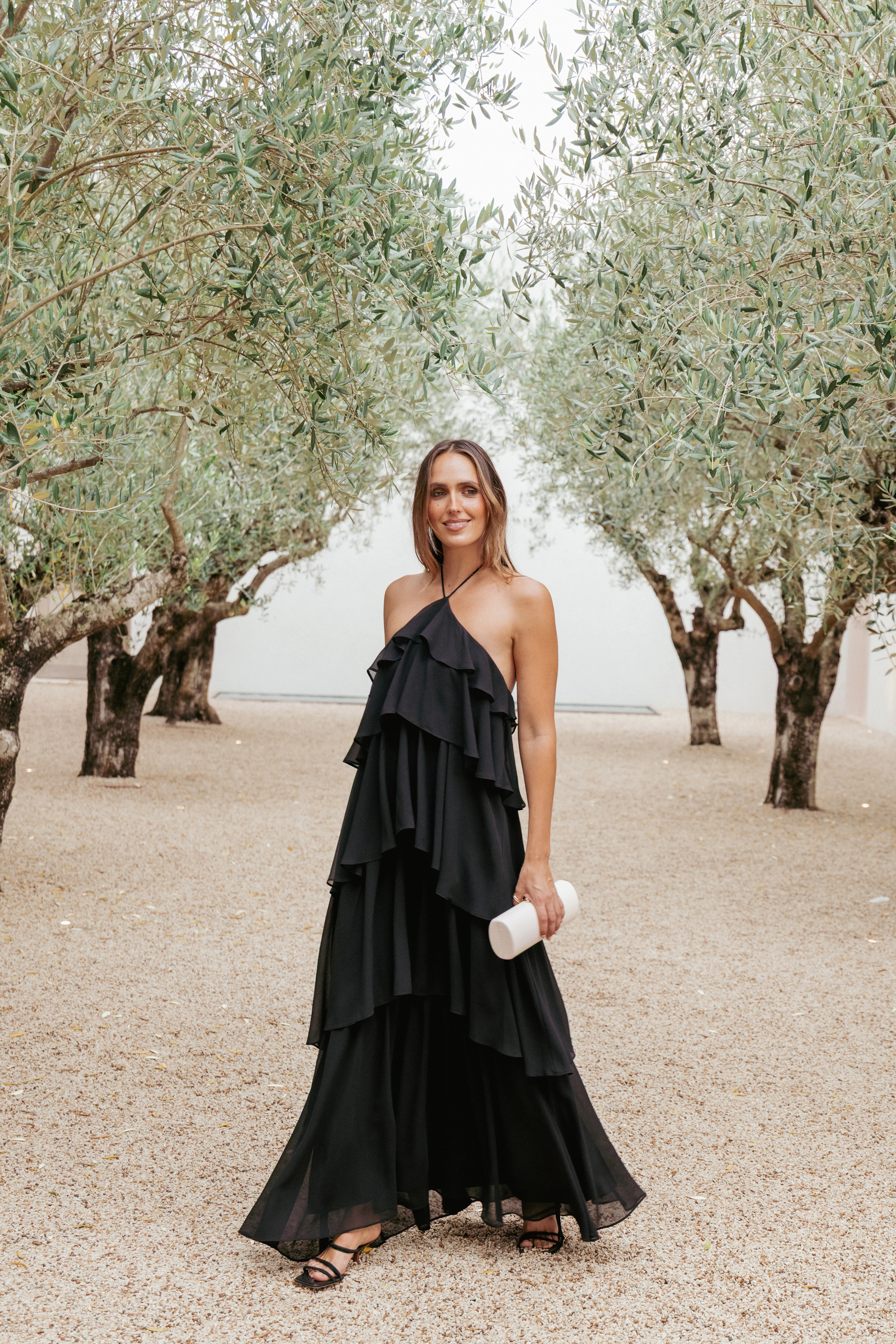 Chasity Halterneck Maxi Dress - Black | Petal & Pup (US)