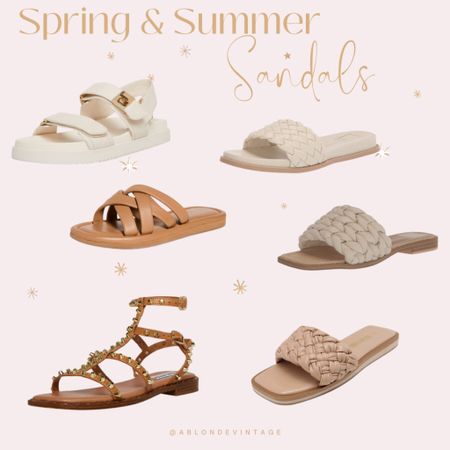 Spring and summer sandals you will want in your closet this year! All are under $100 and available in multiple colors. #sandals #summersandals #springsandals

#LTKunder50 #LTKstyletip #LTKshoecrush
