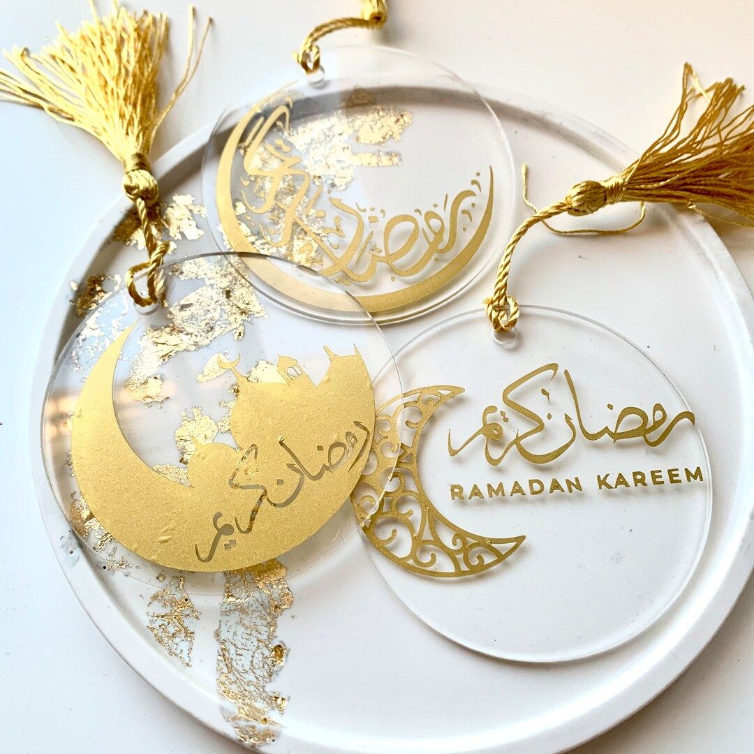 Ornements du Ramadan avec glands d’or, décorations de l’Aïd, art mural islamique, décorati... | Etsy (FR)