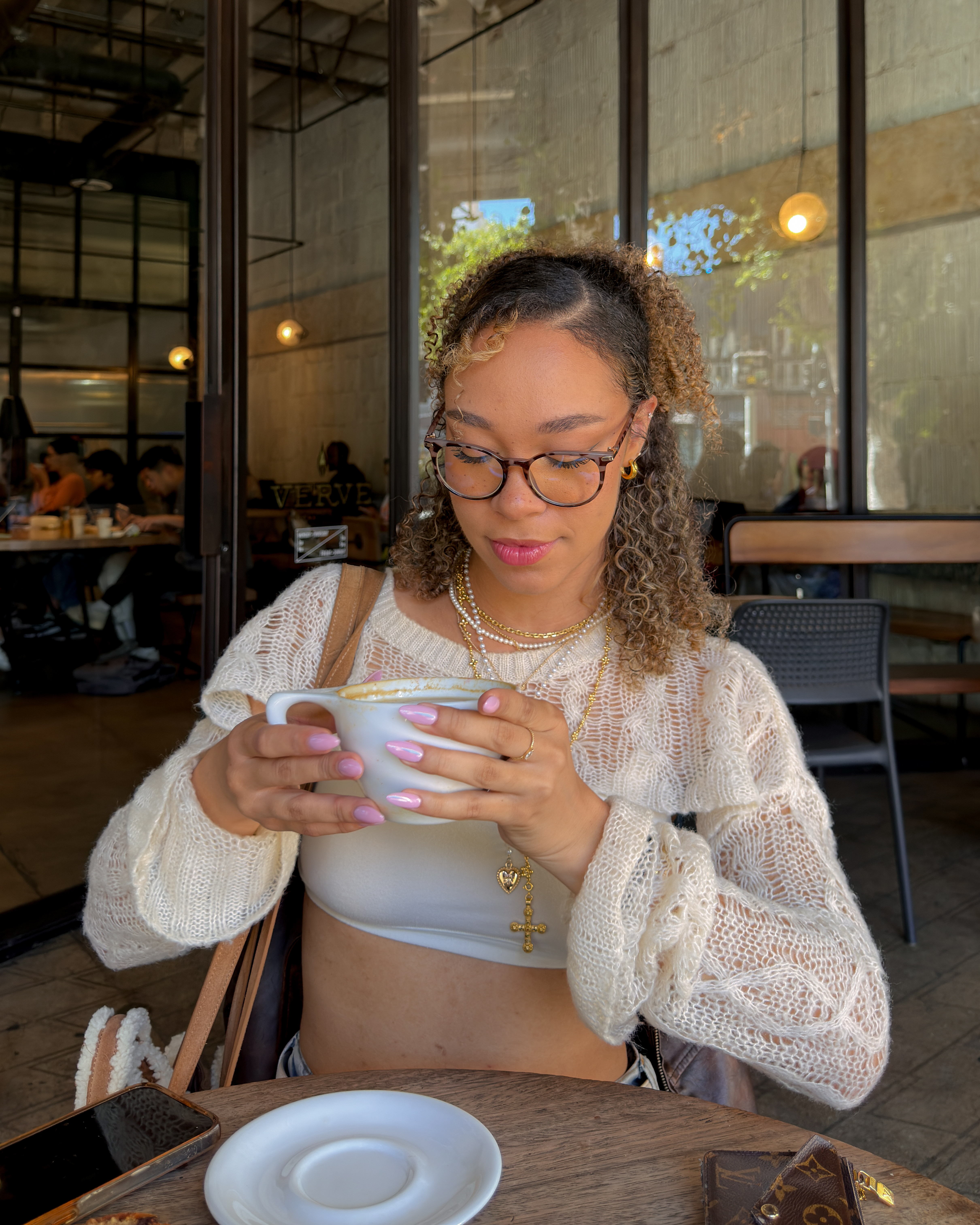 a college girl always needs her coffee ☕️ cute outfit idea for class, coffe date, or running errands  

 

#LTKStyleTip #LTKU #LTKFindsUnder50