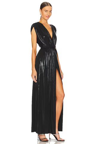Norma Kamali Athena Gown in Black from Revolve.com | Revolve Clothing (Global)