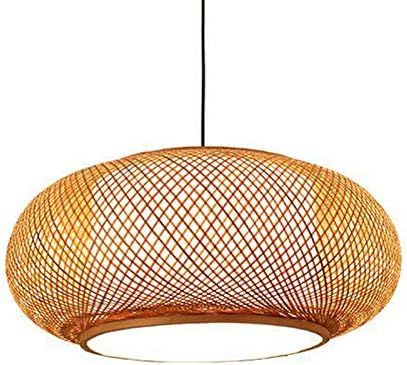 LITFAD Antique Lantern Pendant Lighting Rattan Single Light Weaving Natural Wooden Ceiling Hangin... | Amazon (US)