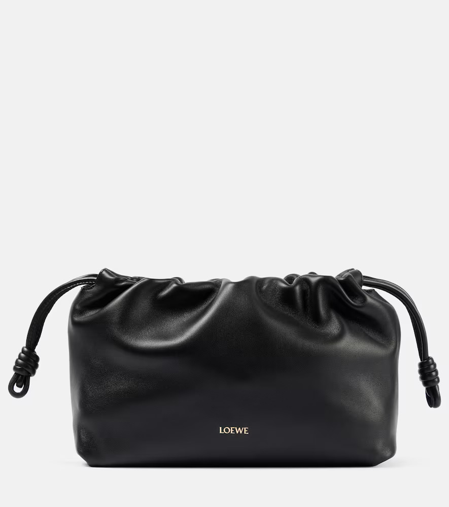 Loewe Flamenco Small leather clutch | Mytheresa (UK)