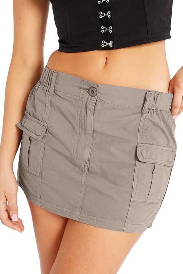Amazon.com: AUTOMET Women's Mini Cargo Skirt y2k Sexy Low Rise Bodycon Pencil Skirts 2023 Trendy Clo | Amazon (US)