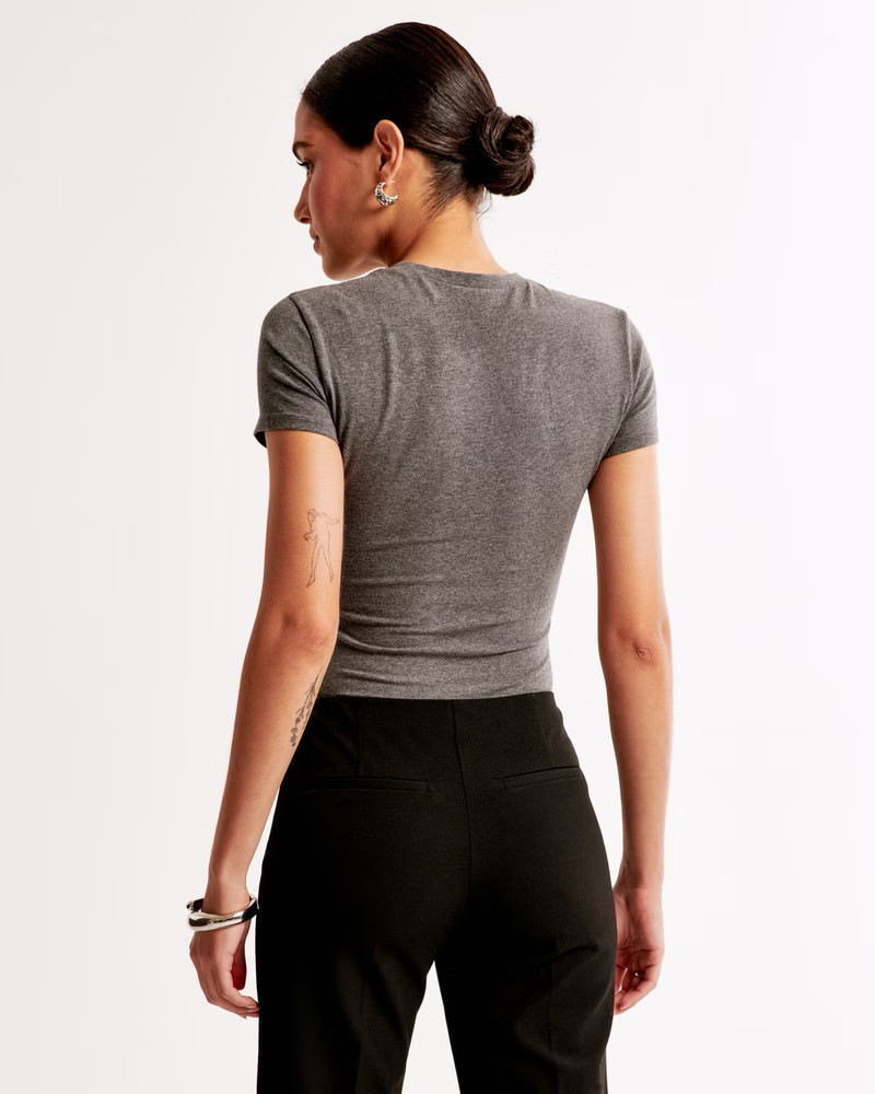 Essential Tuckable Baby Tee | Abercrombie & Fitch (US)