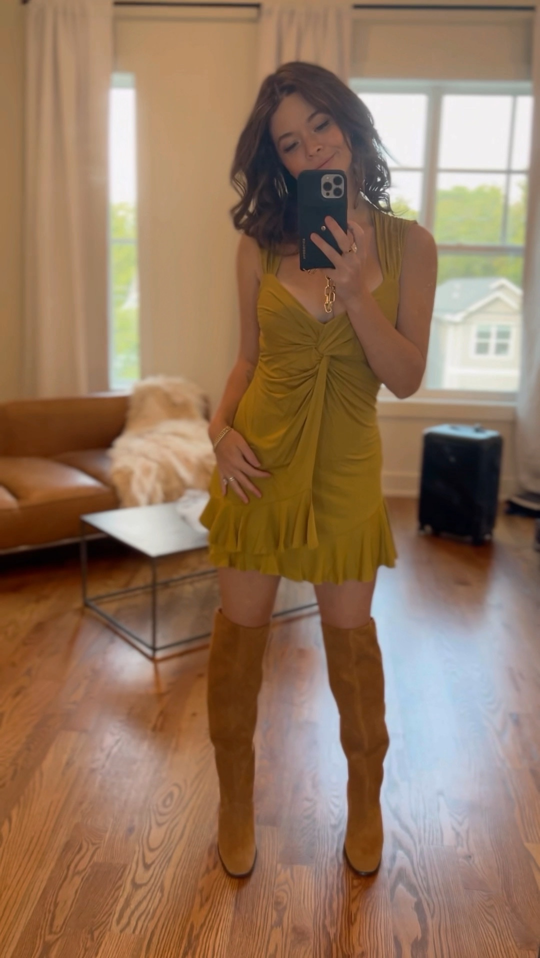 Fall day-date 🥰🍁
This dress is like butter and I’m obsessed with these boots. 

Find them here ⬇️

#LTKfindsunder100 #LTKSeasonal #LTKshoecrush