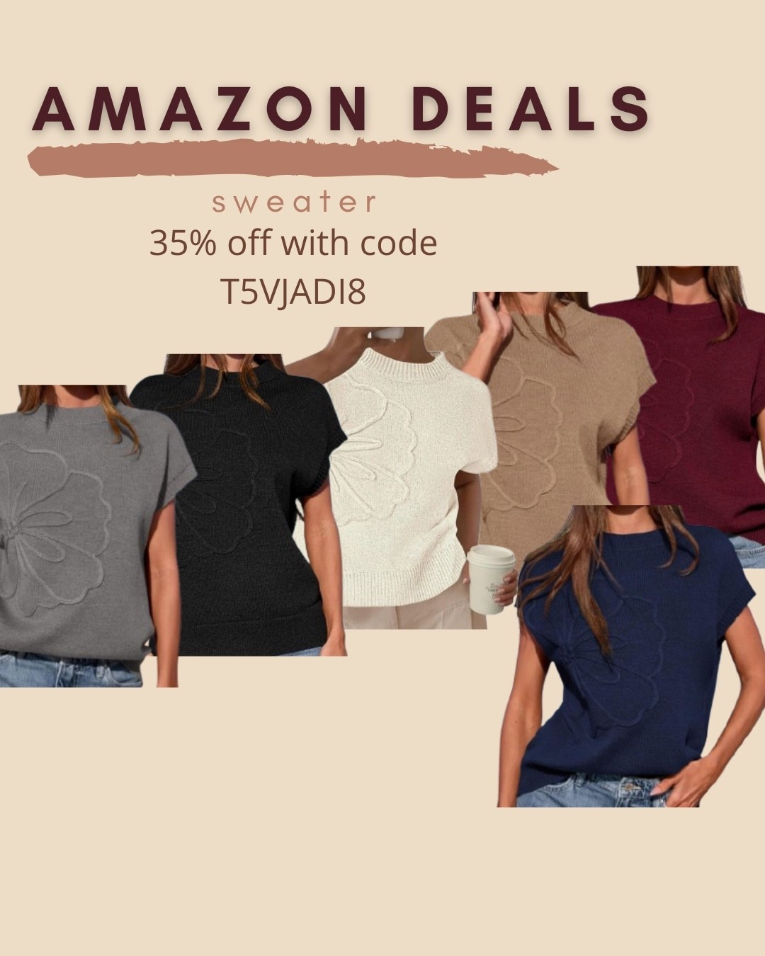 around $14 ends 12/21

Amazon fashion
Amazon seals
Sweater vest
Spring fashion 


#LTKSaleAlert #LTKFindsUnder50