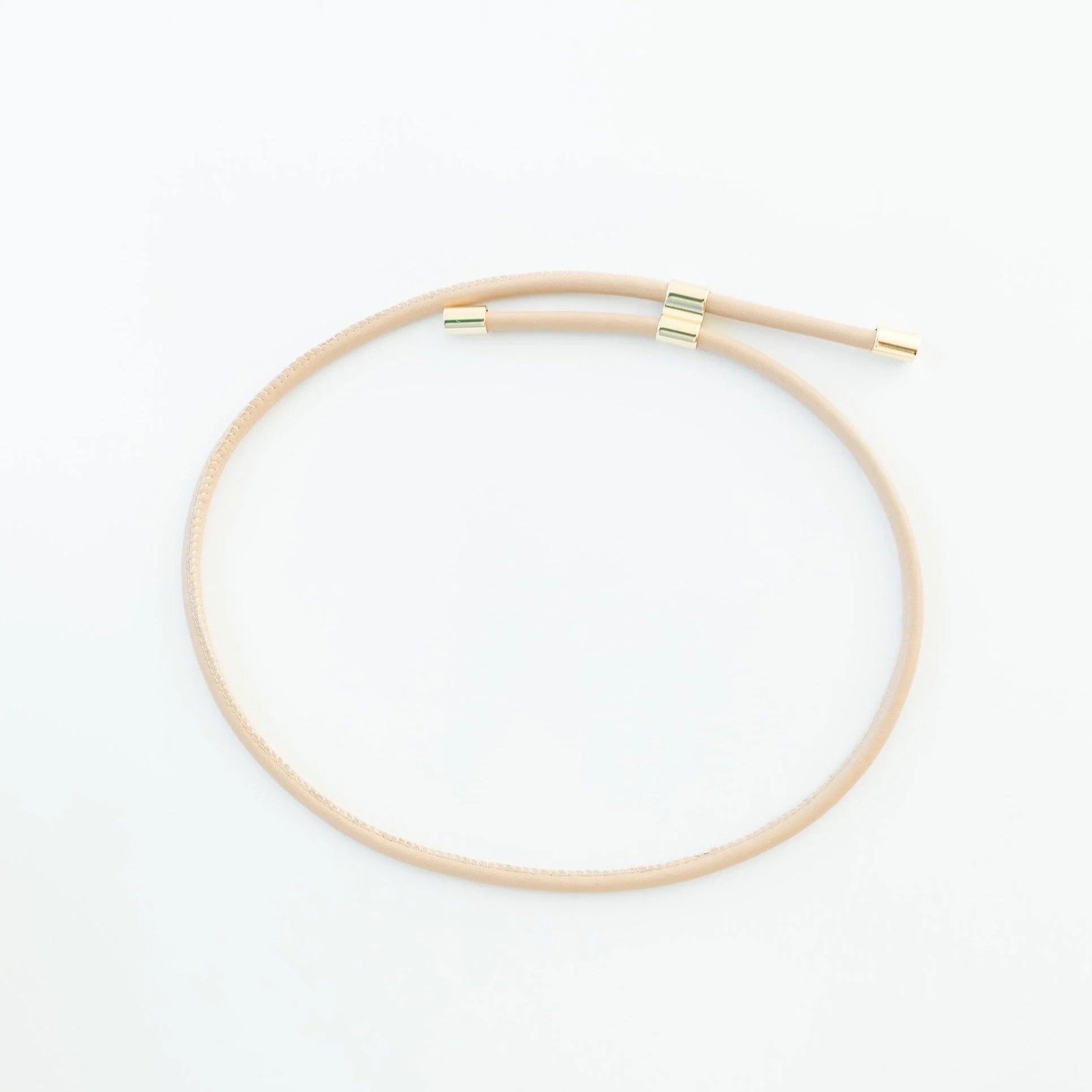 Cara Loren Vegan Leather Wrap Band - Tan | Gigi Pip