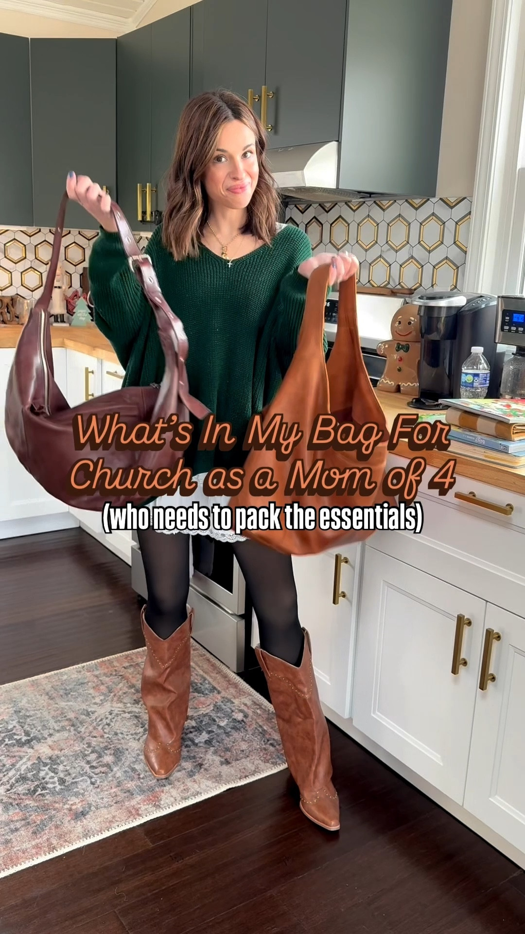 Here’s a more compact bag on the Sunday’s you just need to bring the essentials! #purse #handbag #church #churchootd 

#LTKdayinmylife #LTKmorningroutine #LTKmomlife