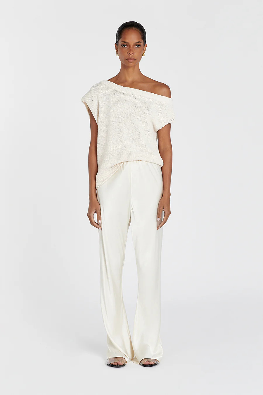 KERRY NATURAL ASYM KNIT TOP | DISSH