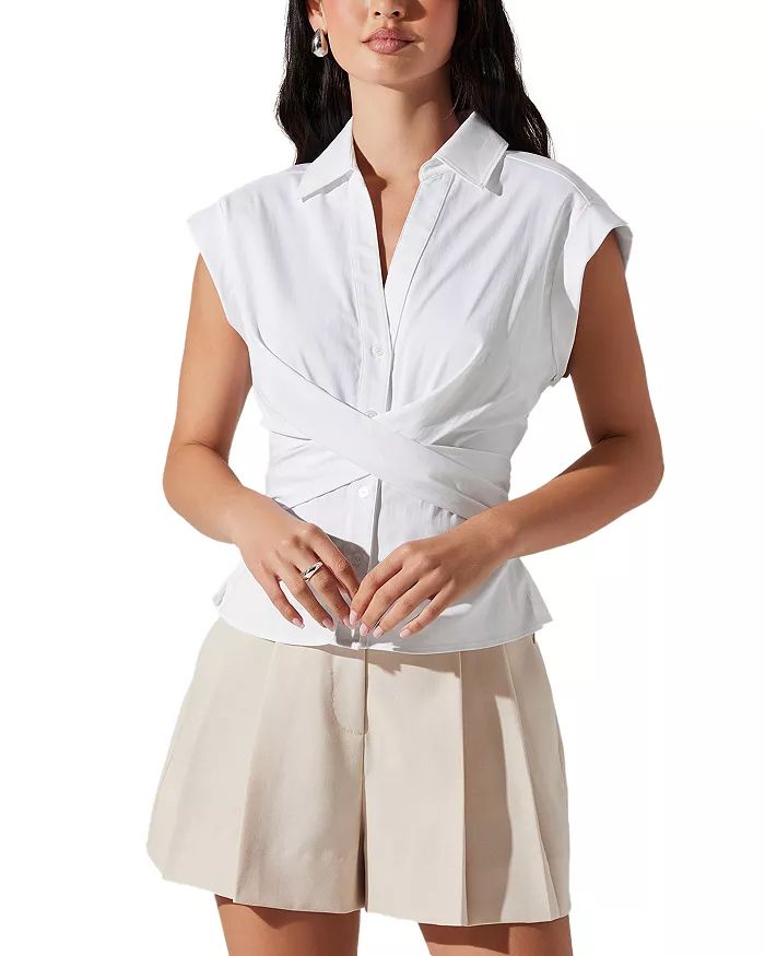 Muir Crossover Front Blouse | Bloomingdale's (US)