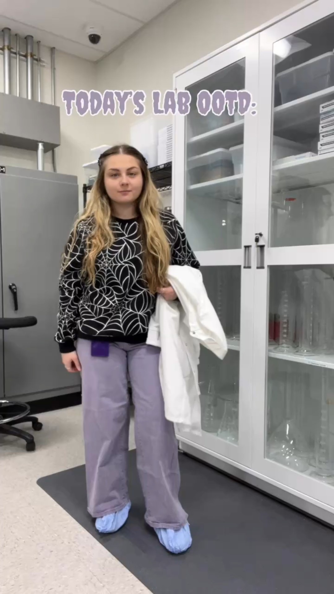 Lab OOTD but make it spooky season chic 👻 🧪

Wearing a black spiderweb sweatshirt, lavender denim pants, bat hair clips, and skeleton earrings, which is the perfect mix of comfy workwear and spooky season fashion! 🕸️

This cozy fall outfit idea works for casual work outfits, women in STEM fashion, or a Halloween outfit aesthetic that’s still lab-appropriate. Pair with your favorite press-on nails and a lightweight lab coat for a complete look 💅✨

Shop all my fall fashion finds, Halloween accessories, and cute lab outfit ideas on LTK!

#LTKFinds #LTKUnder50 #LTKStyle #LTKOutfit #LTKFall #LTKSeasonalStyle #LTKAccessories #FallOOTD #FallOutfitInspo #HalloweenOutfit #HalloweenAccessories #BatHairClips #SkeletonEarrings #SpiderwebSweatshirt #CorduroyPants #ComfyChic #CasualWorkOutfit #WomenInSTEM #LabOOTD #FallStyleInspo #BeLeafInYourself #DIYBeauty #PressOnNails #SelfCareStyle

#LTKHoliday #LTKHalloween #LTKFindsUnder50