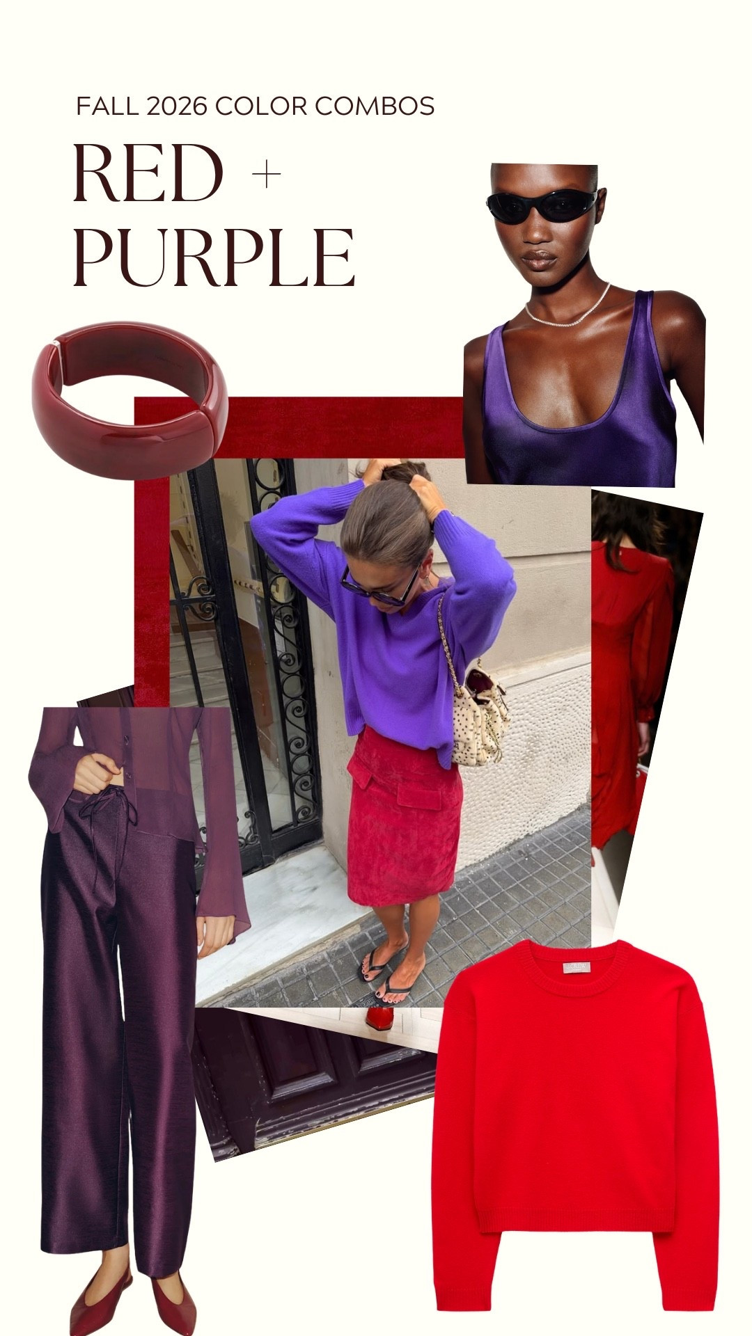 Red + purple! I’ll never get over this one