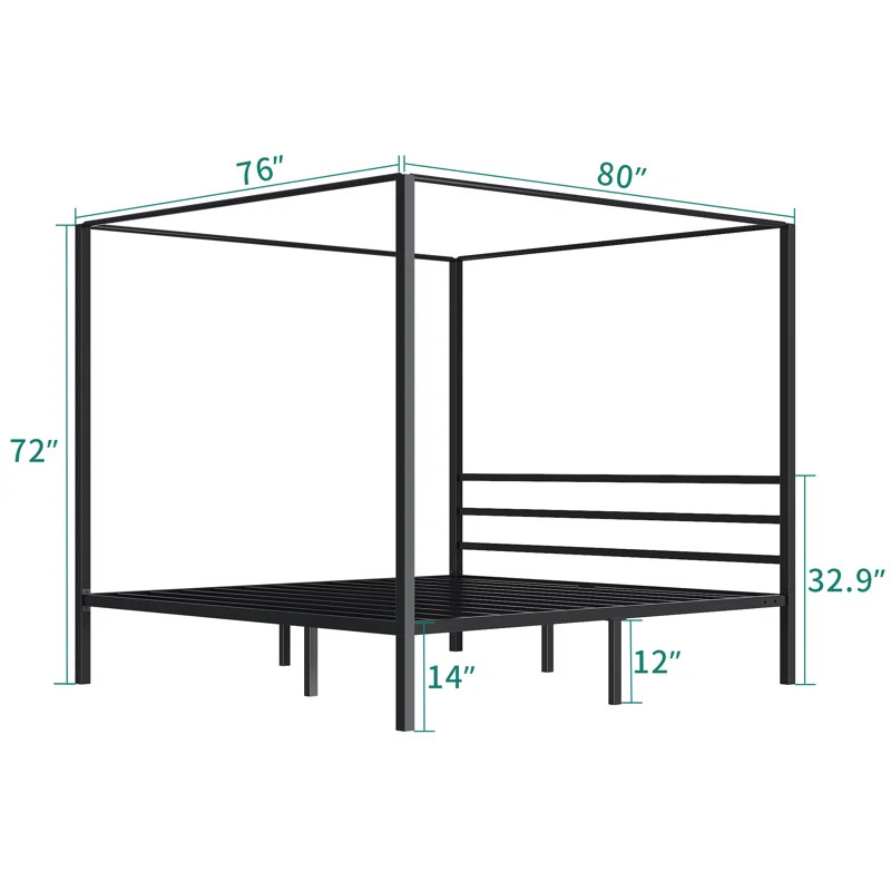 Kyvin Canopy Bed | Wayfair North America