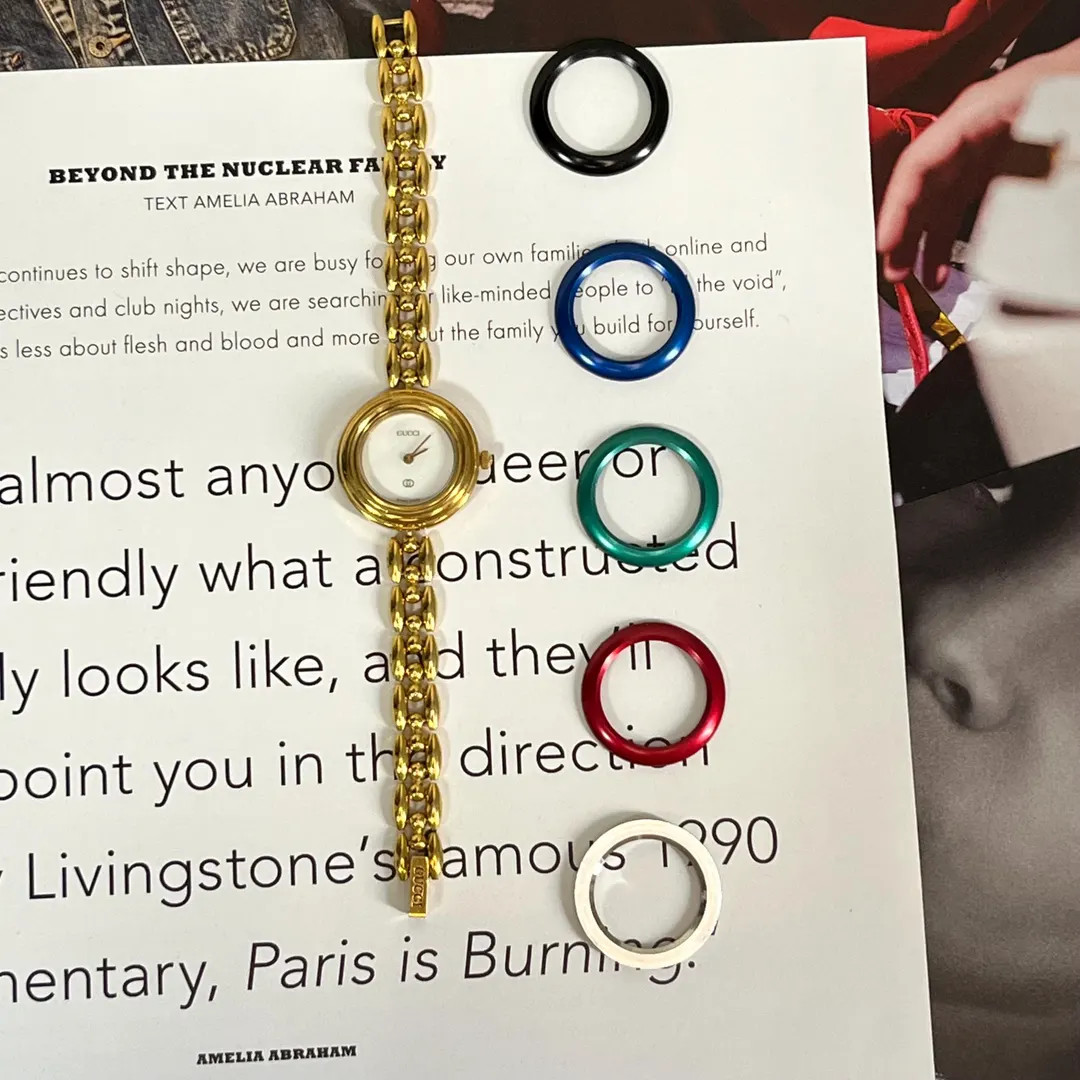 Gucci 11/12.2 Women's Vintage Watch Gold Extra Strap Links and Extra Bezel a Include - Etsy | Etsy (US)