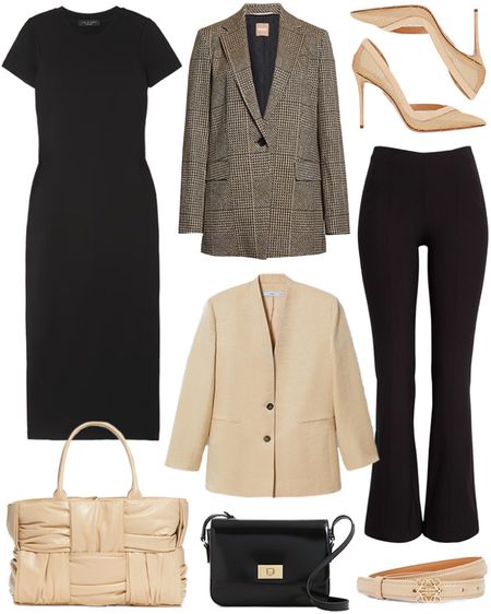 Business casual styles for your 9-to-5 🖤

#tssedited #thestylescribe #staples #classic #office #workwear #neutrals

#LTKworkwear