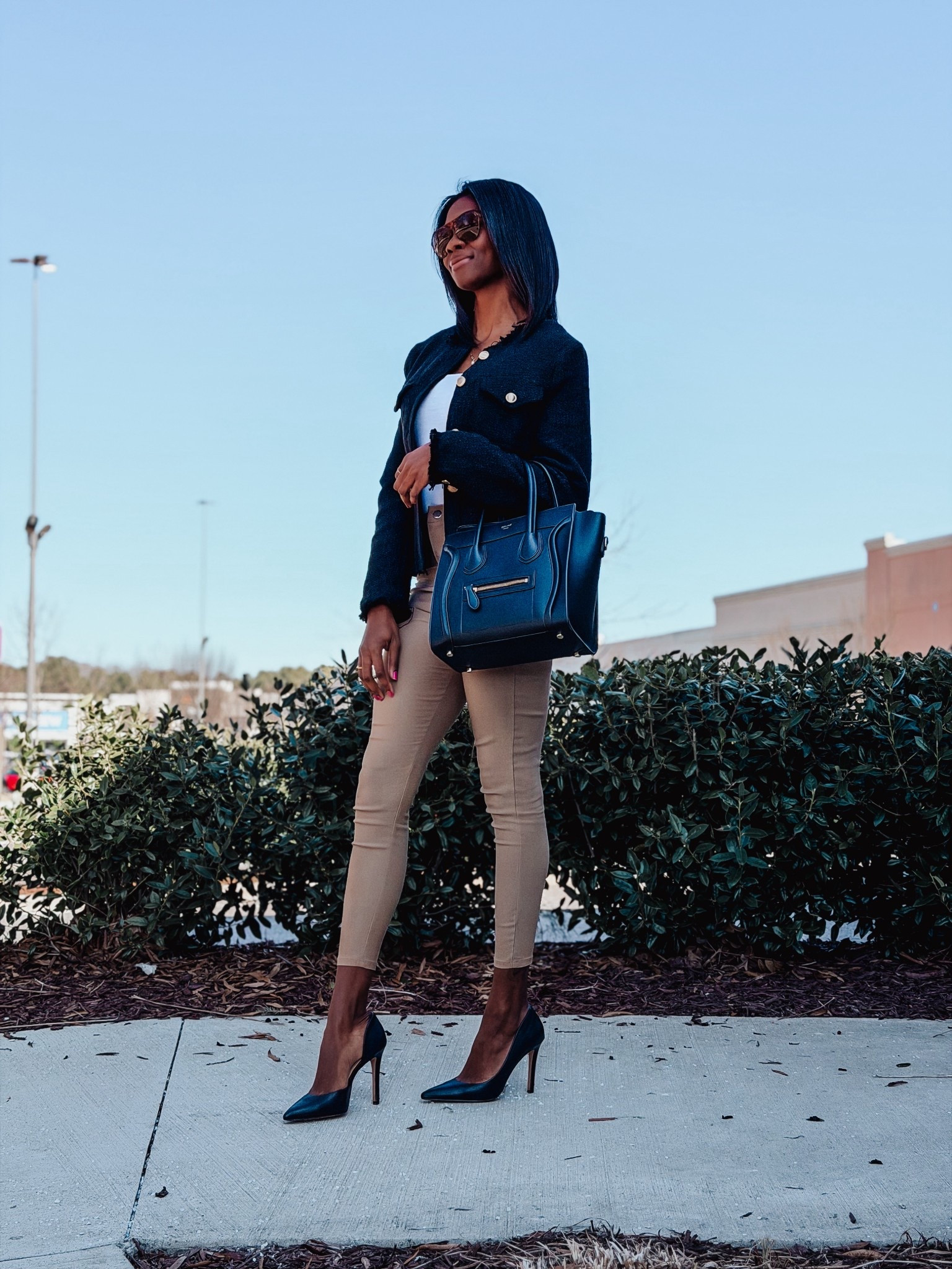 Winter ootd 
Winter Outfit 
Tweed Jacket
Lulus Finds

#LTKdayinmylife #LTKootd #LTKgrwm