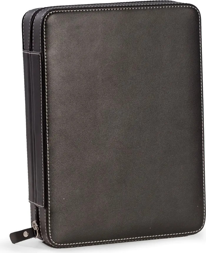 Bey-Berk Two-Watch & Two-Sunglasses Leather Travel Case | Nordstrom | Nordstrom