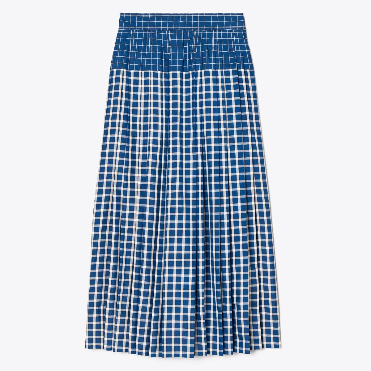 Picnic Plaid Silk Pleated Skirt | Tory Burch (US)