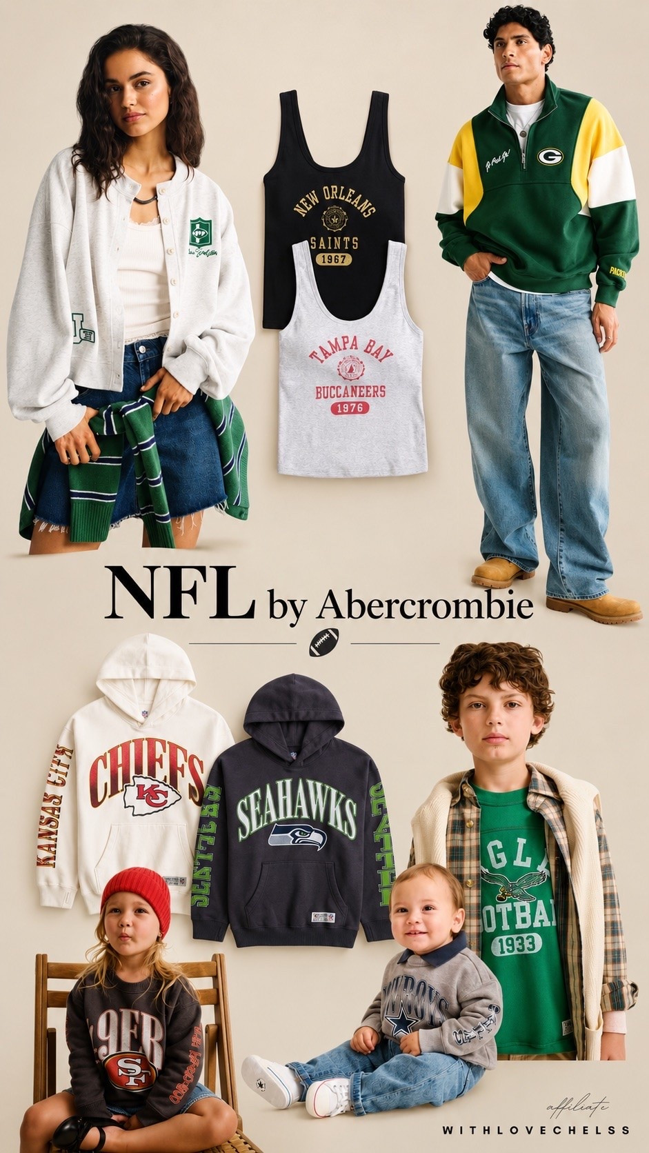 New NFL by Abercrombie 🏈

#LTKfall #LTKfamily