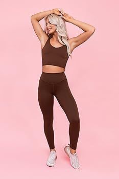 Kamo Fitness High Waisted Yoga Pants 25" Inseam Ellyn Leggings Butt Lifting Tie Dye Soft Workout ... | Amazon (US)
