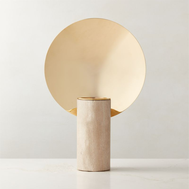 Parade Reflect Travertine Vase + Reviews | CB2 | CB2